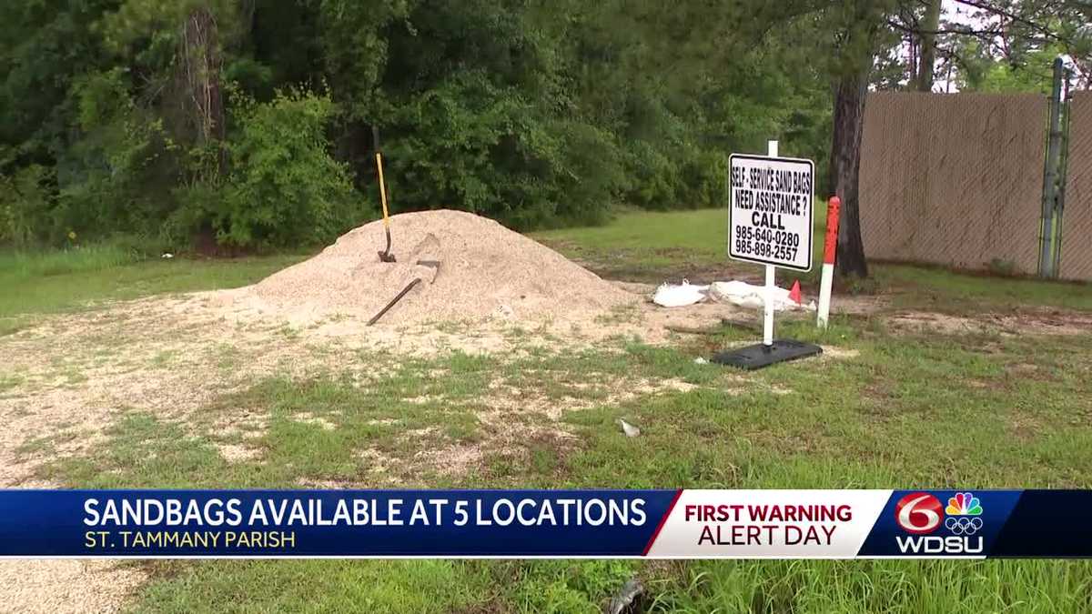 Louisiana sandbag locations ahead of storms [Video]