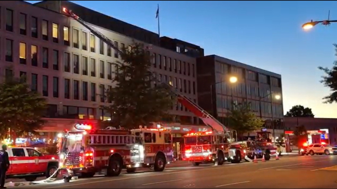 Scooter catches fire in basement of Northwest building [Video]