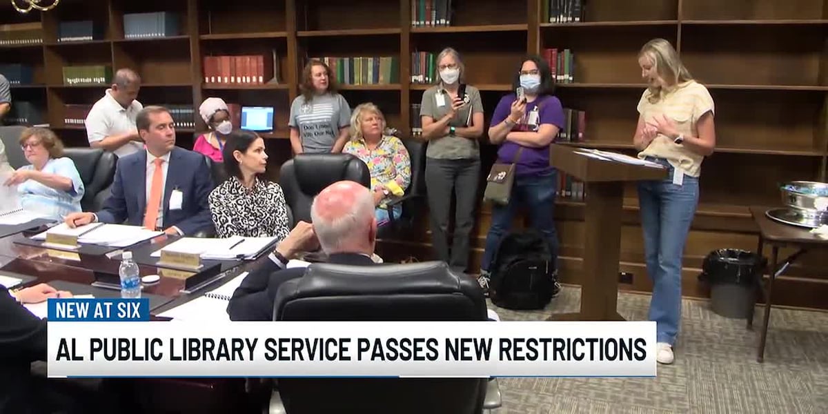 AL public library service passes new restrictions [Video]