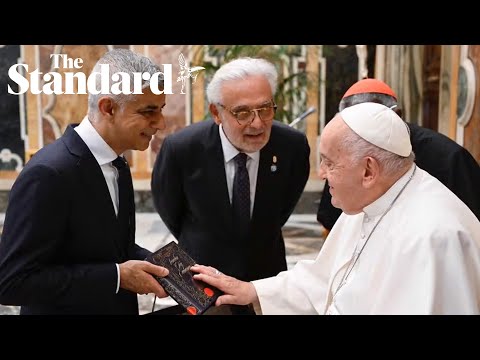 Sadiq Khan discusses climate emergency with Pope Francis at Vatican climate summit [Video]