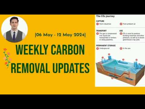 Weekly Carbon Removal Updates from 06 May - 12 May 2024 | CDR | CO2 Removal [Video]