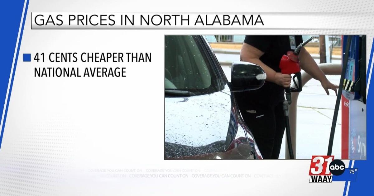How much is gas in North Alabama? | Video