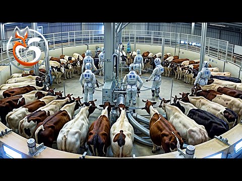 Cow farms, How to raise Millions of cows using automatic farming technology | Farm documentary [Video]