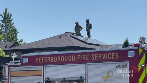 Peterborough firefighters tackle solar panel fire on south-end home [Video]