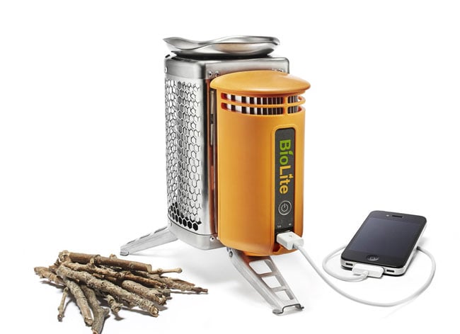 BioLite CampStove Cooks Your Food And Charges Your Phone (video)
