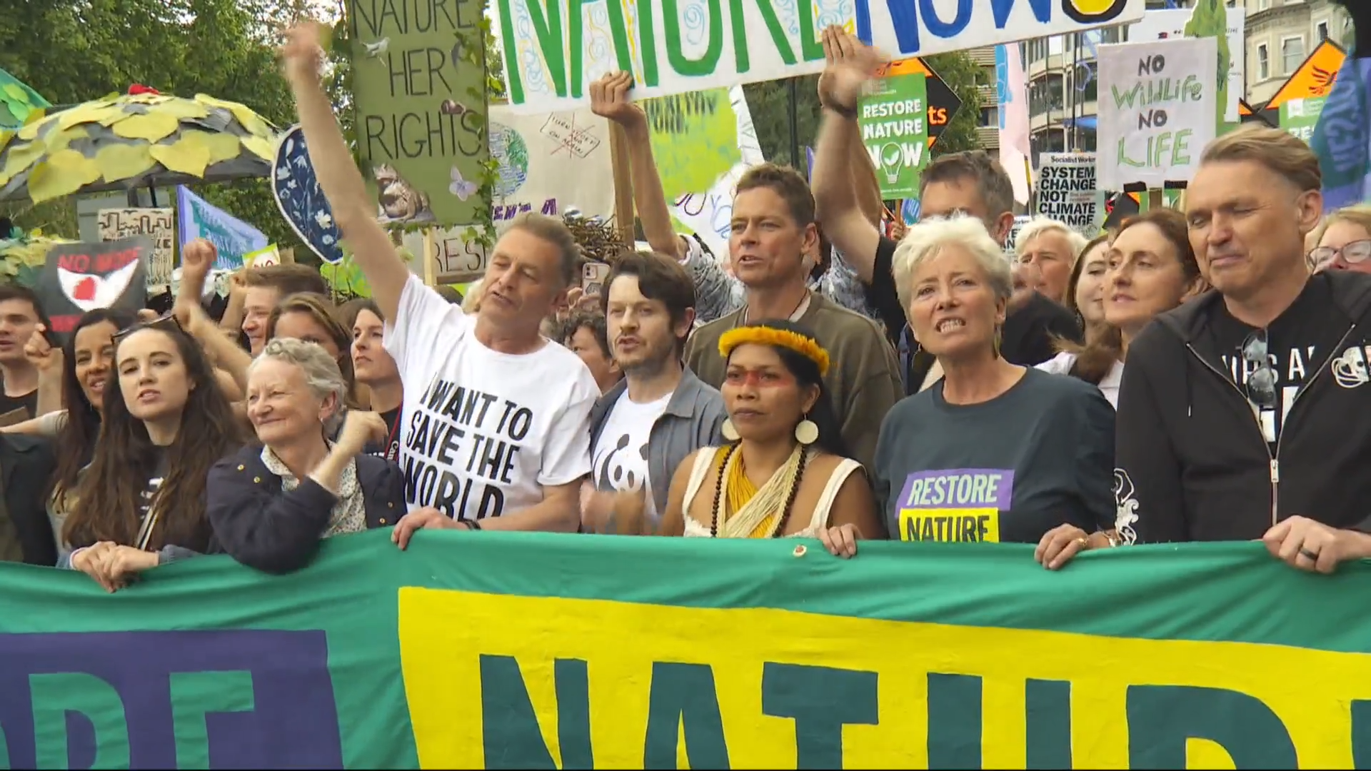 Thousands join Restore Nature Now march  Channel 4 News [Video]
