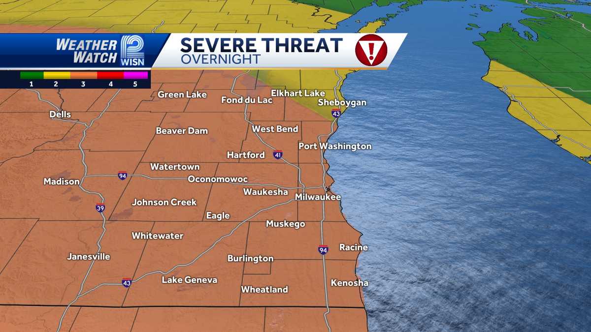 SE WI overnight severe weather: Damaging winds, tornadoes risk [Video]