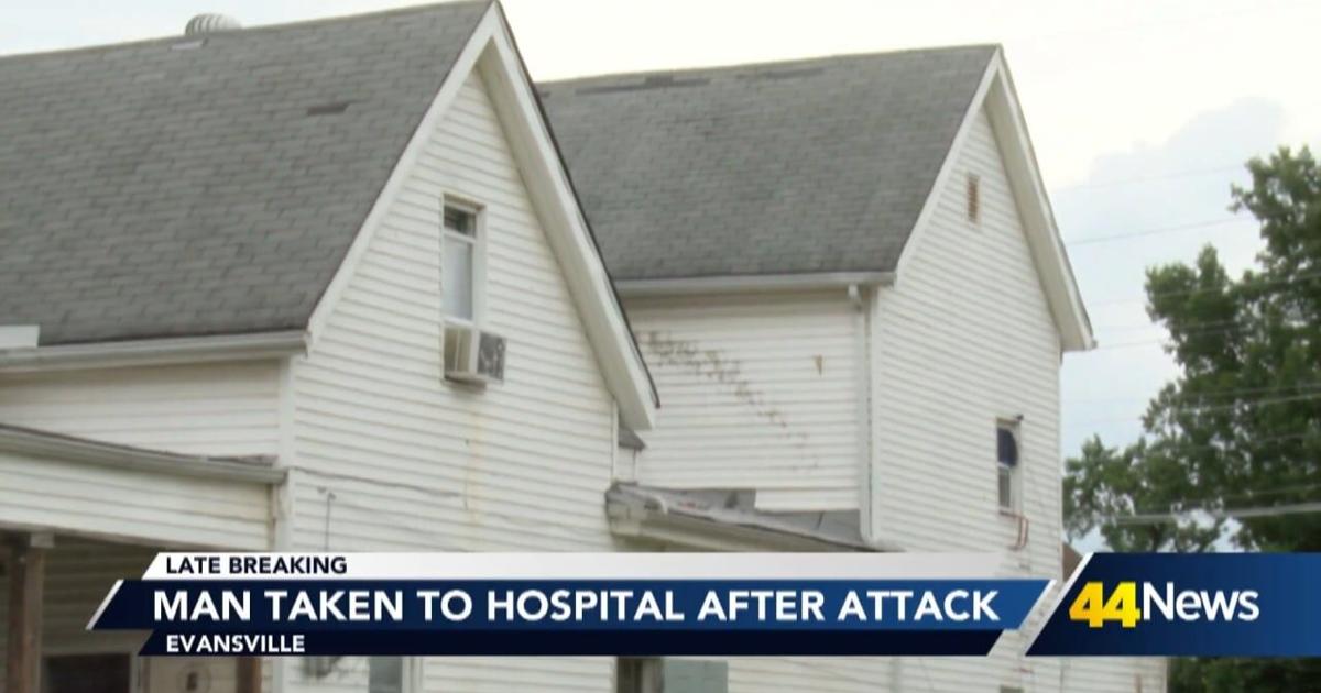 A man was taken to the hospital after an attack. | Video