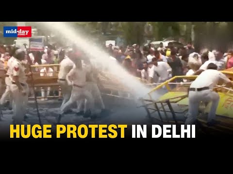 Delhi Water Crisis: Water Crisis in Delhi leads to huge protest by BJP workers [Video]