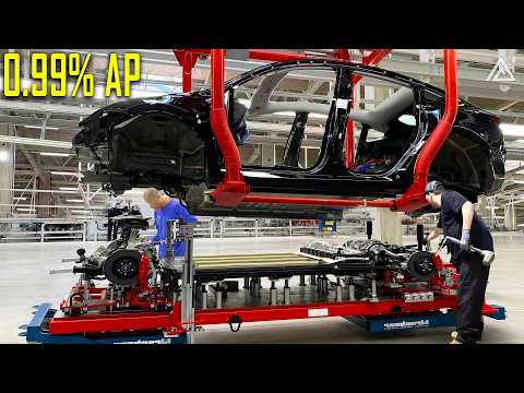 Tesla Model Y Juniper 2025 Production UPDATE. All-New Tech To Halve The Cost of Batteries? [Video]