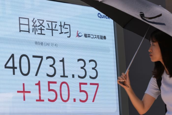Stock market today: Asian shares are mostly higher after Wall Street hits more records [Video]