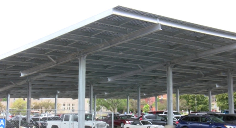 Decatur solar canopies project getting closer to completion [Video]