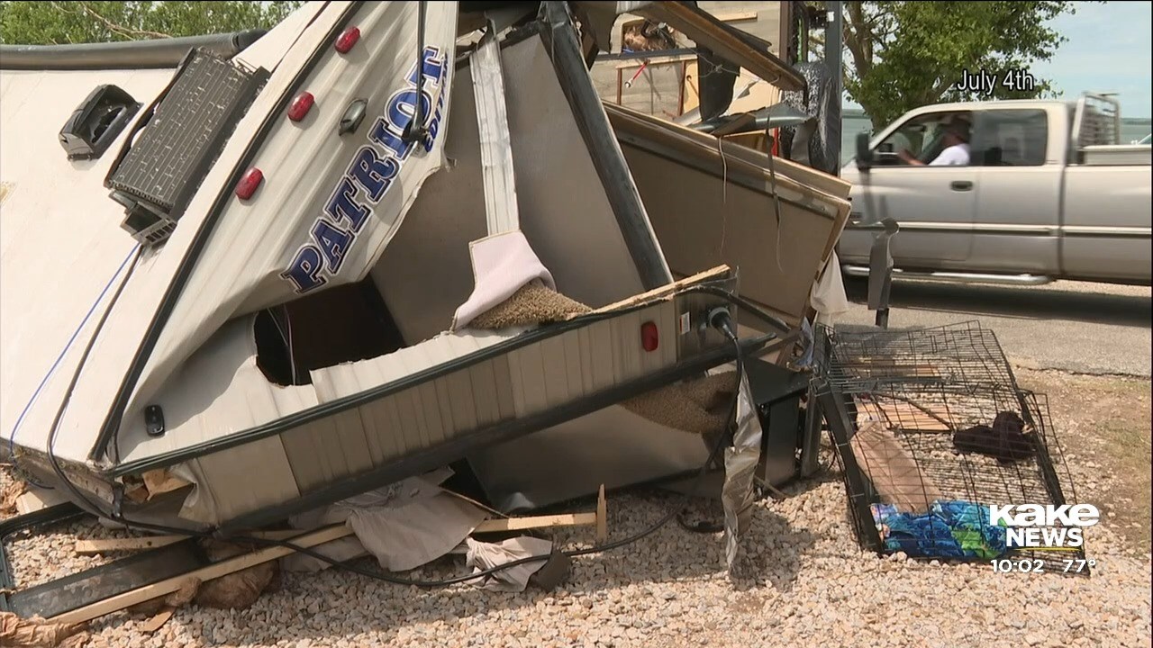 Campers at Cheney Lake prepare for possible severe weather this holiday weekend [Video]