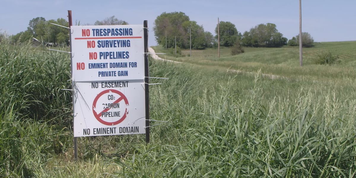 Groups ask Iowa Utilities Commission to reconsider carbon pipeline permit [Video]