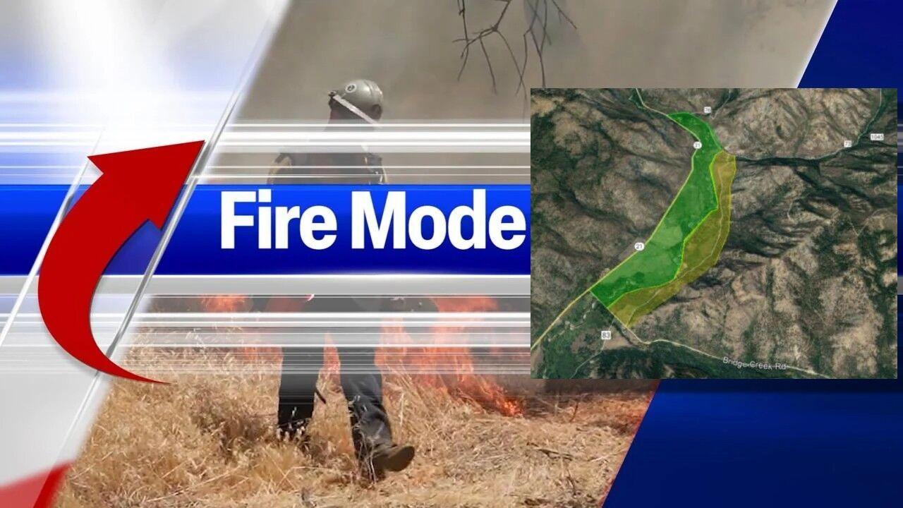 Bridge Creek Fire grows to 2,400 acres, threatens homes [Video]