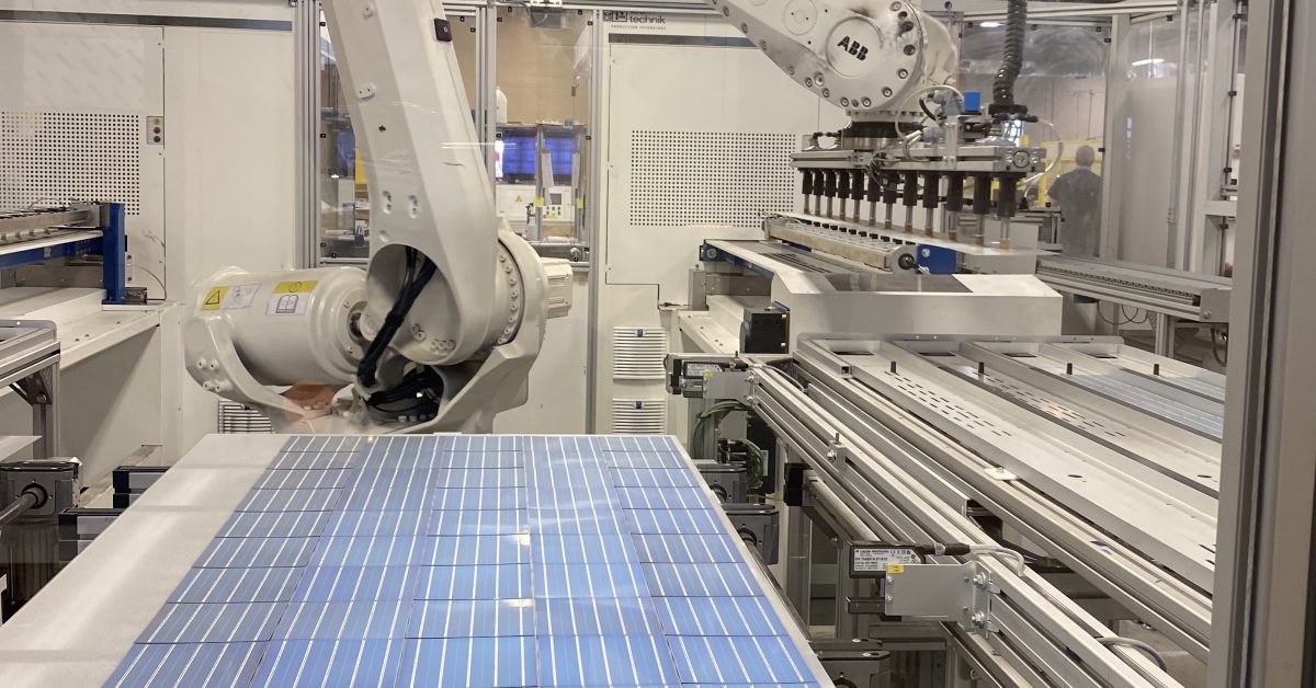 A much-needed solar cell factory is coming to the US [Video]