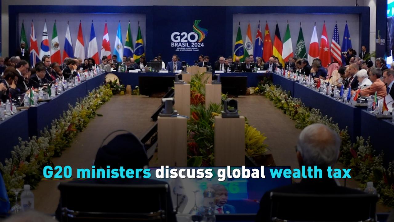 G20 ministers discuss global wealth tax [Video]